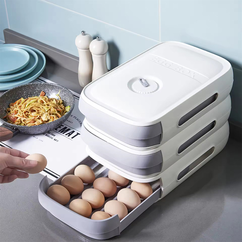 Home kitchen egg drawer storage box